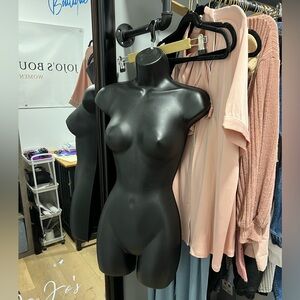 Stylish Hanging Black Mannequin Torso